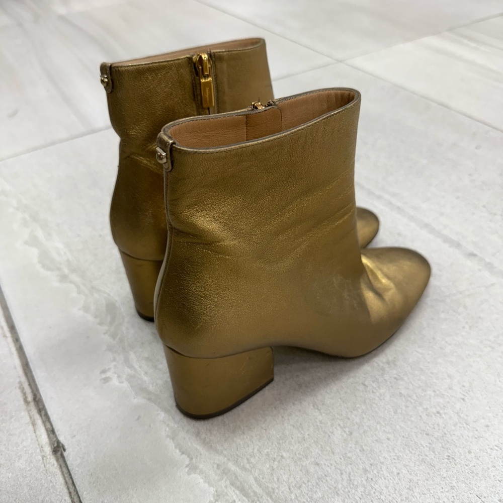 Salvatore Ferragamo Gold Women's Boots